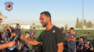 جانب من حفل تكريم لاعبين أكاديمية مانشستر كابتن عبدالله الفيومي 