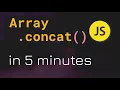 Array concat in JavaScript Programming Hindi - JavaScript Tutorial