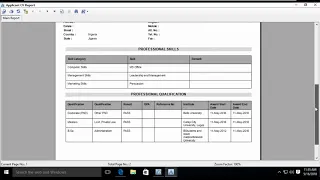 How to view and print Applicant CVs