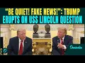 Quiet Quiet Quiet Trump CLASHES With CNN Reporter Over USS Abraham Lincoln Reports by Sailors