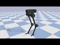Bipedal Walking in PyBullet Balance Control