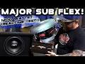 Major Flex Inside Skar 12 Pre-Loaded Slot Ported Box Pushed Hard on 1200 Watts