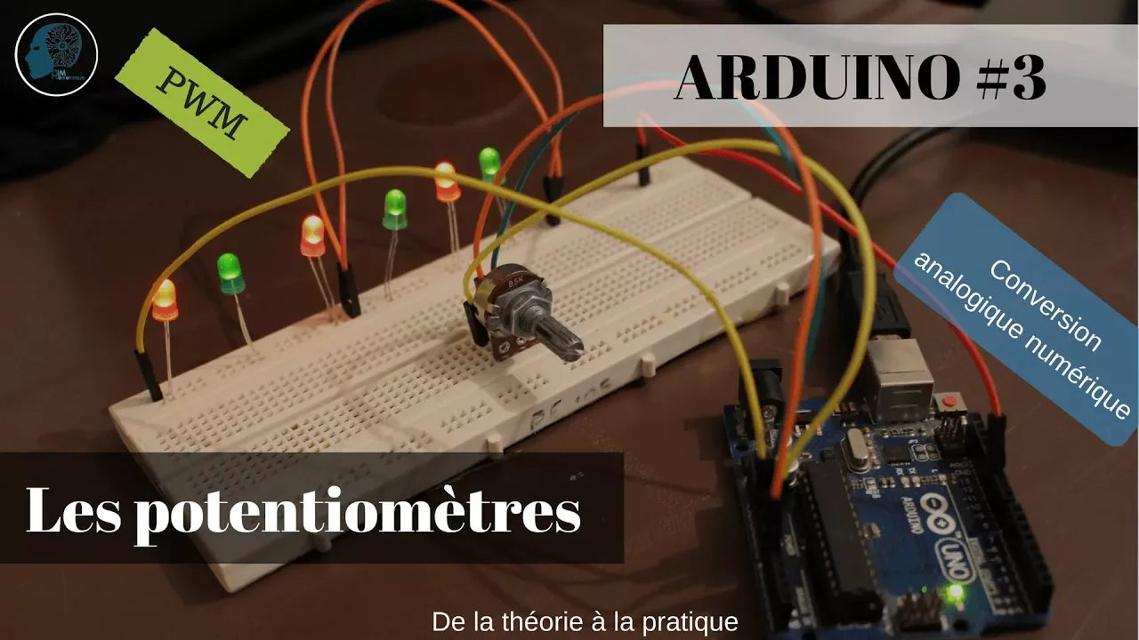 Arduino #3 :  Potentiomètre et conversion analogique numérique (De la théorie à la pratique)