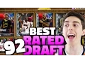 THE BEST 92 RATED DRAFT NBA 2K16 DRAFT AND PLAY