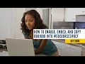 ObojoboNext Faculty Overview - How to Enable Copy and Embed in Webcourses UCF