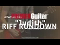 Riff Rundown - A Perfect Circle's "Judith"