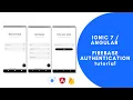 Build an Ionic 7 Angular App with Firebase Authentication - Sign Up Login Reset Password