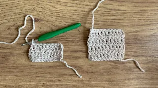 Extended double crochet and extended double crochet 2 together tutorial Right handed
