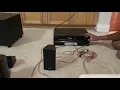 Onkyo speaker testing