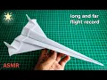 Download Lagu How to Make a Paper Airplane That Flies Far and Stays in the Air Long | Easy A4 Paper Plane Tutorial
