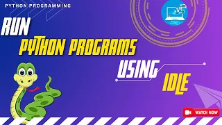 How to run Python Program using IDLE 2023 Setup python IDLE