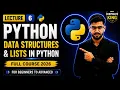 Lecture 6 Data Structures Lists in Python List Indexing CRUD Operations Python Course 2026