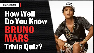 Download How Well Do You Know Bruno Mars trivia | Singer Quiz #11 | Planet test MP3