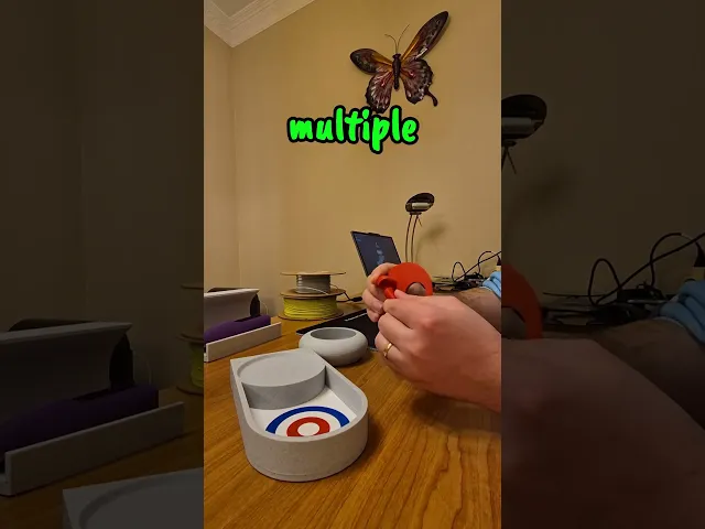 Curling-Themed Snack Tray – 3D Printed Nut & Shell Organizer video thumbnail