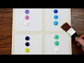 Download Lagu Set of 4 Seasons Acrylic Painting Using Masking Tape #1151｜Satisfying ASMR