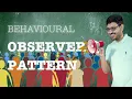 Observer Behavioural Design Pattern Intent Examples UML Code Trade-Offs