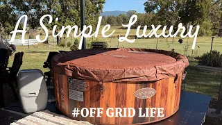 Soaking Under the Stars Installing a Hot Tub Off The Grid
