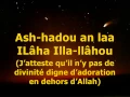 Lagu Apprendre le Tachahoud(Formule Complète)