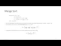 Recursive merge sort - Strong Induction 3