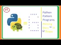 Printing Stars in G Shape Python Pattern Programs Tutorial in Hindi