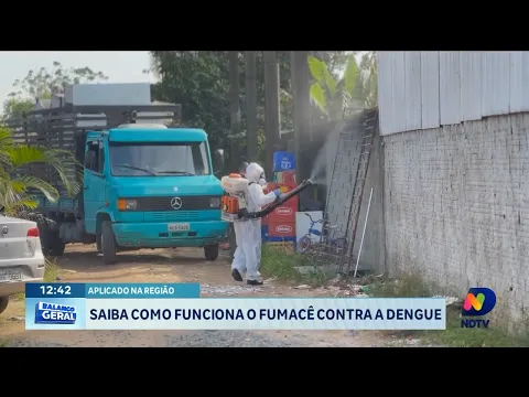 Saiba como funciona o fumacê contra a dengue