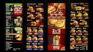 McDonald s Menu screen 2009