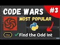 Find the Odd Int - Codewars Popular Katas SOLVED