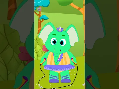 एक मोटा हाथी झूम के चला, Ek Mota Hathi Jhoom Ke Chala #shorts #babyvideos #nurseryrhymes #poems