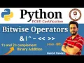 15 Bitwise Operators in Python Python PCEP Certification PCEP-30-02