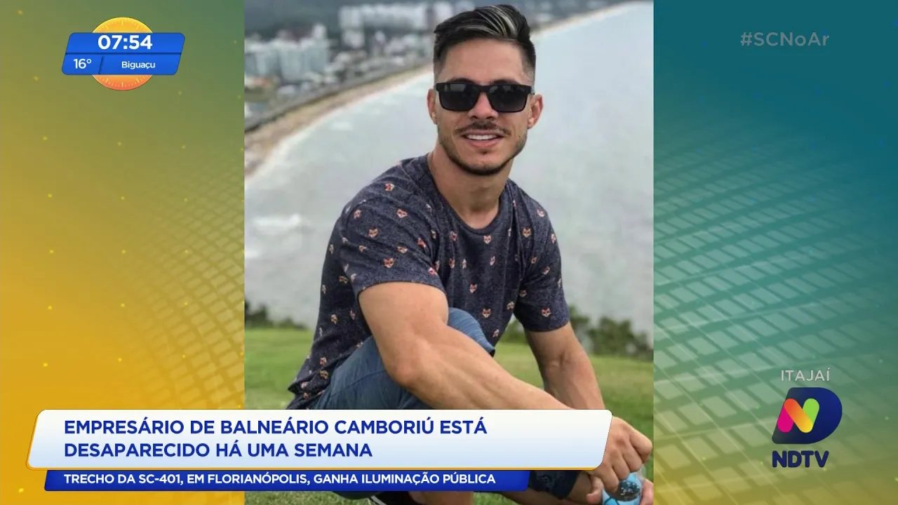 Empresário de Balneário Camboriú está desaparecido há uma semana