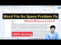 MS Word file No Space Problem 100 Fix Word File Add Space Each Word by Chat GPT