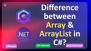 Array vs ArrayList in C Key Differences Explained with Examples dotnetcrack