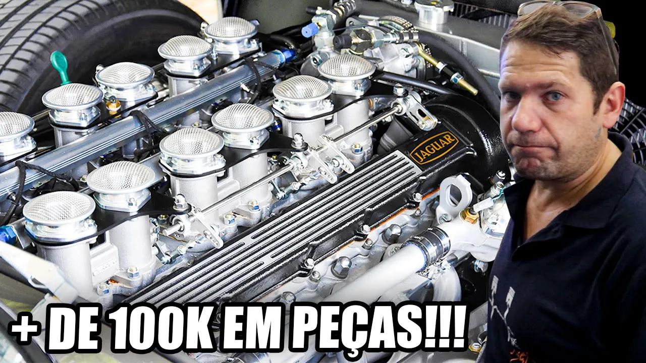 MOTOR V12 DE MAIS DE 100 MIL REAIS!!!????????  RETÍFICA COMPLETA MOTOR JAGUAR E-TYPE!!!