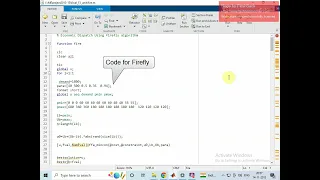 Firefly algorithm used for Optimisation of Thermal Generation - Part 2