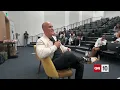 Student journalists interview Coy Wire