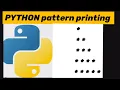 PYTHON pattern printing Star pattern Right angled triangle