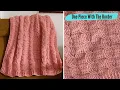 Crochet Beginner Cable Blanket One Piece With Border