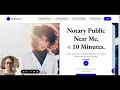 Biometric Identity Verification Flow on BlueNotary