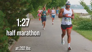 I Tried to Run a Sub-90 Half Marathon at 201lbs 91kg