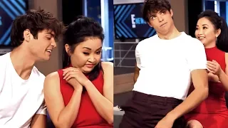 noah centineo cant hide his affection for lana condor