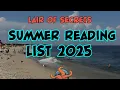Summer Reading List 2025 - Scalzi Lafferty Simone Prachett V E Schwab S A Barnes S4E24