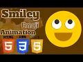 Create Smiley Emoji Animation with HTML CSS JavaScript - Step-by-Step Tutorial