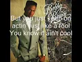 bobby brown - don't be cruel w/lyrics