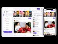 Responsive Social Media Website using HTML CSS JavaScript with Customization