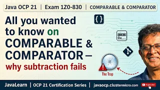 Java OCP 21 1Z0-830 OOP Comparable Comparator All that you wanted to know