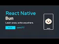 Bun for React Native