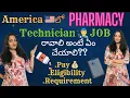 America Pharmacy technician Job Pay
