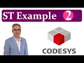 CODESYS Structured Text ST programming example - Traffic control