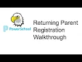 Returning Student Registration Walkthrough