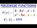 precalculus with limits 1 2 d Evaluating piecewise functions precalc pwl12